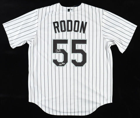 Carlos Rodon Signed Chicago White Sox Nike Pinstriped Jersey (MLB & Fanatics)
