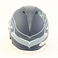 Drew Lock Signed Seattle Seahawks Speed Mini Helmet (Beckett) Ex Bronco Q.B.