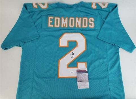 Chase Edmonds Signed Dolphins Jersey (JSA COA) Miami's Newest Running Back 2022