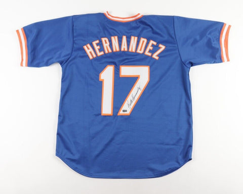 Keith Hernandez Signed New York Mets Jersey (Steiner) 1986 World Series Champ 1B