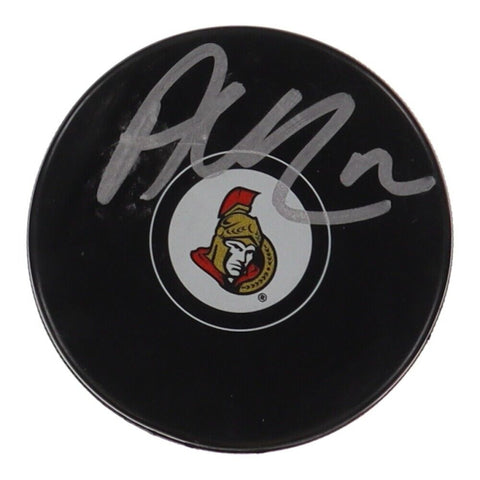 Alex DeBrincat Signed Ottawa Senators Logo Hockey Puck (JSA COA) 2022 All Star