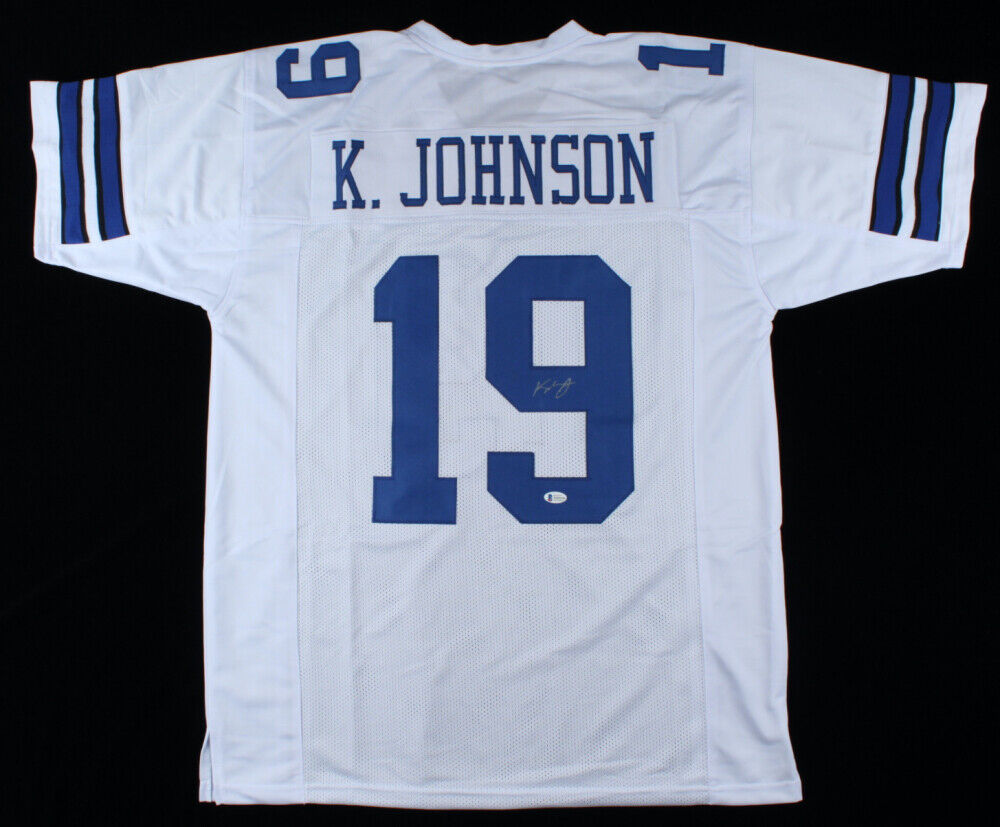 Keyshawn Johnson White Dallas Cowboys Jersey