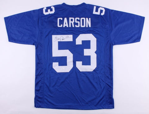 Harry Carson Signed New York Giants Jersey (JSA COA) 1986 Super Bowl Champion