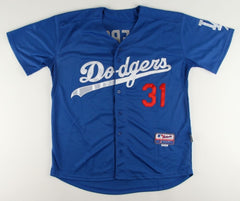 Joc Pederson Signed Los Angeles Dodgers Majestic MLB Jersey (JSA COA) Size 50