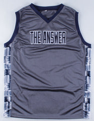 Allen Iverson Signed Georgetown Hoyas "The Answer" Jersey (JSA COA) 11xAll Star