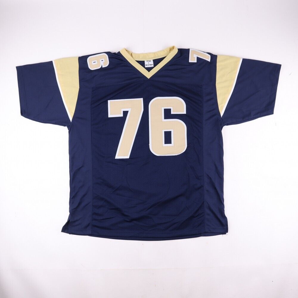 Orlando Pace Signed St. Louis Rams Jersey Inscribed "HOF 2016" (Playball Ink)