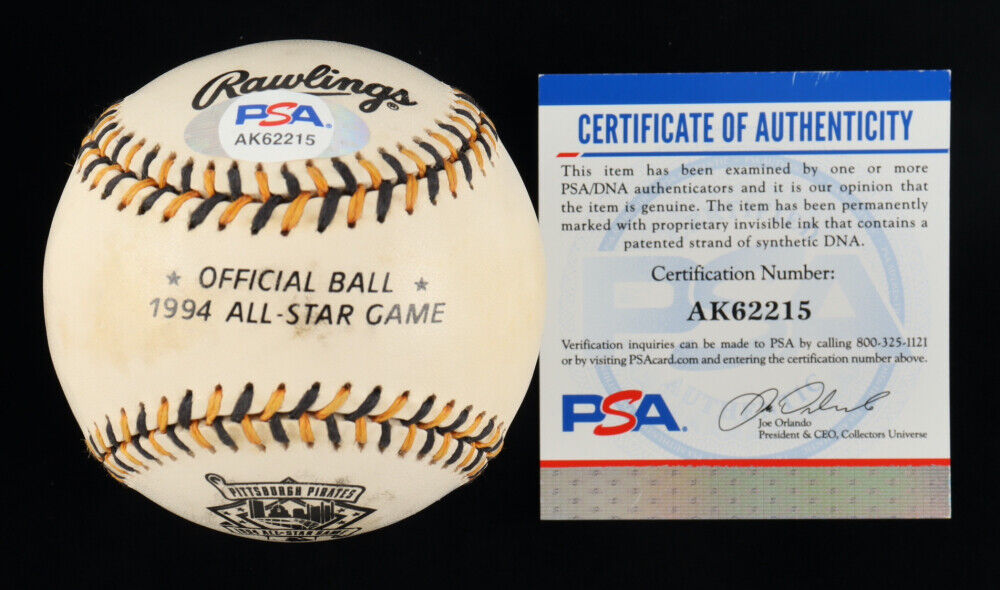 Ivan Rodriguez Signed Official Hall Of Fame Baseball Texas Rangers PSA/DNA