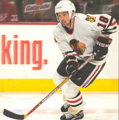 Denis Savard Signed Chicago Blackhawks Logo Hockey Puck (COJO & Frozen Pond)