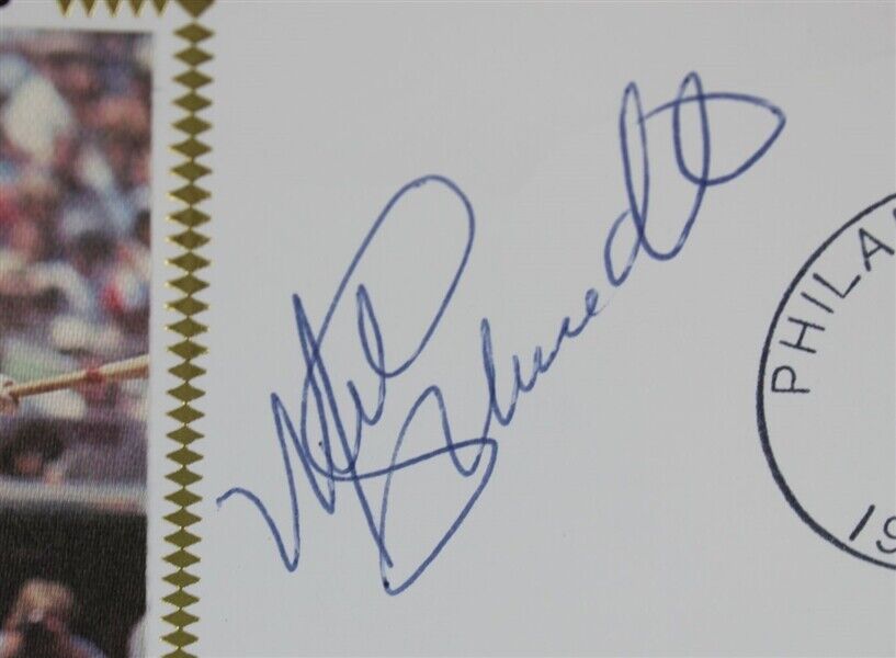 Mike Schmidt Signed Philadelphia Phillies 1980 World Series Cachet Envelope JSA