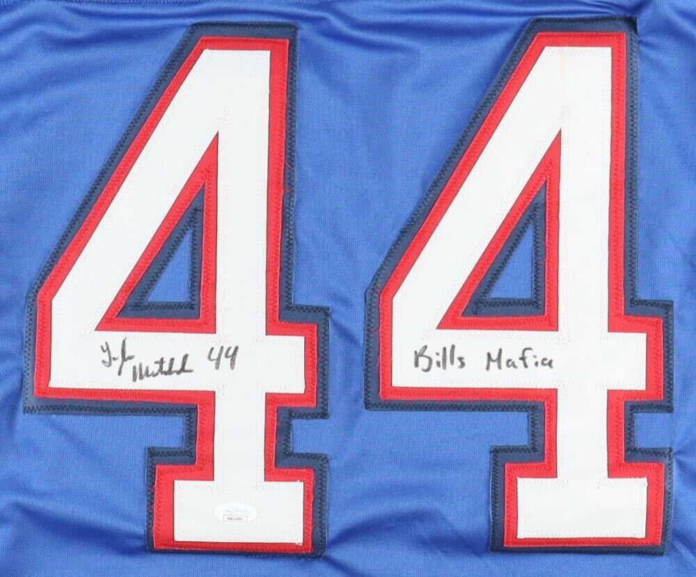 Tyler Matakevich Signed Bills Jersey Bills Mafia (JSA) Buffalo L.B. /  Temple