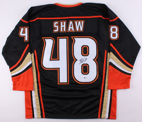 Logan Shaw Signed Ducks Jersey (Beckett COA) Playing career 2013–present