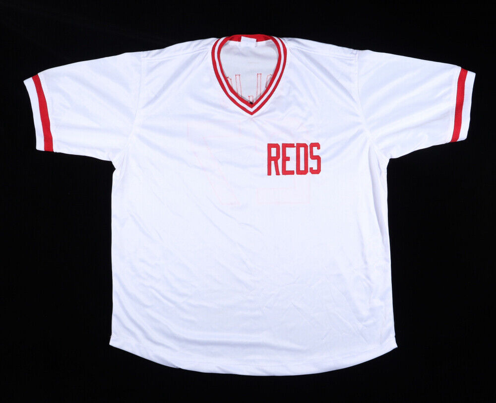 Jose Rijo Signed Reds Jersey (JSA Holo) World Series MVP (1990) All St –