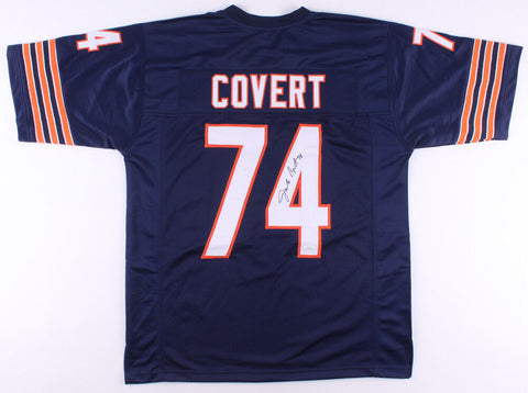 Jim Covert Signed Chicago Bears Jersey (JSA COA) 1985 SB XX / 2xPro Bowl O line