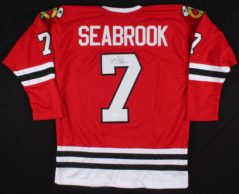 Brent Seabrook Signed Blackhawks Jersey (JSA Hologram) 3x Stanley Cup Champion