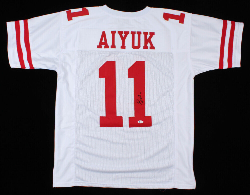 Brandon Aiyuk Signed San Francisco 49ers Jersey (Beckett COA)  1st Rd Pick W R
