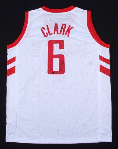 Earl Clark Signed Houston Rockets Jersey (Savage Sports COA) 2009 1st Rd Drft Pk