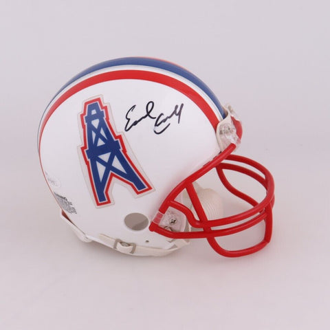 Earl Campbell Signed Houston Oilers Mini Helmet (JSA COA) 5xPro Bowl R.B.