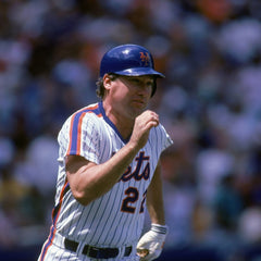 Ray Knight Signed New York Mets Jersey (Steiner) Scored Winning Run 1986 Game 6