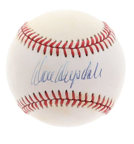 Don Drysdale Signed ONL Baseball (JSA) Brooklyn / Los Angeles Dodgers / 1984 HOF
