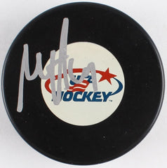 Max Pacioretty Signed Team USA Logo Hockey Puck (JSA COA) Montreal Canadiens