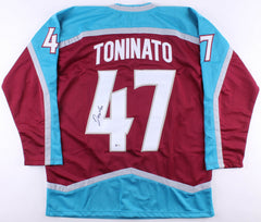 Dominic Toninato Signed Avalanche Jersey (Beckett) Colorado Rookie Center