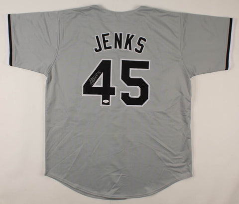 Bobby Jenks Signed Chicago White Sox Jersey (JSA COA) 2005 World Series Champ