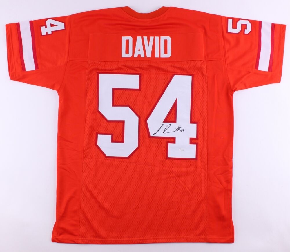 Lavonte David Creamsicle Signed Buccaneers Jersey (JSA) Tampa Bay