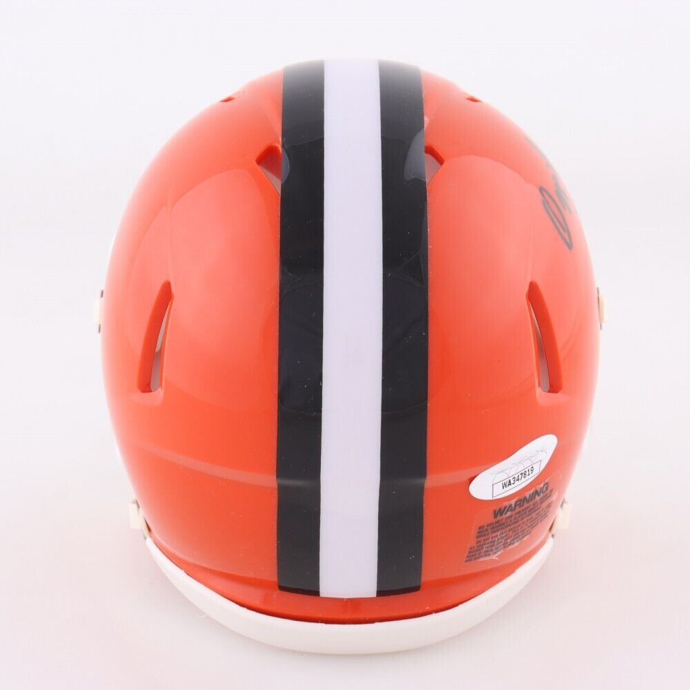 Ozzie Newsome Signed Cleveland Browns Speed Mini Helmet (JSA COA) 3xPr –