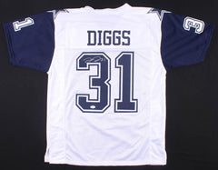 Trevon Diggs Signed Dallas Cowboys Throwback Jersey (JSA COA) 2020 2nd Rd Pk WR