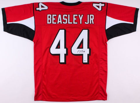 Vic Beasley Signed Atlanta Falcons Jersey (Beckett) 2016 Pro Bowl Linebacker
