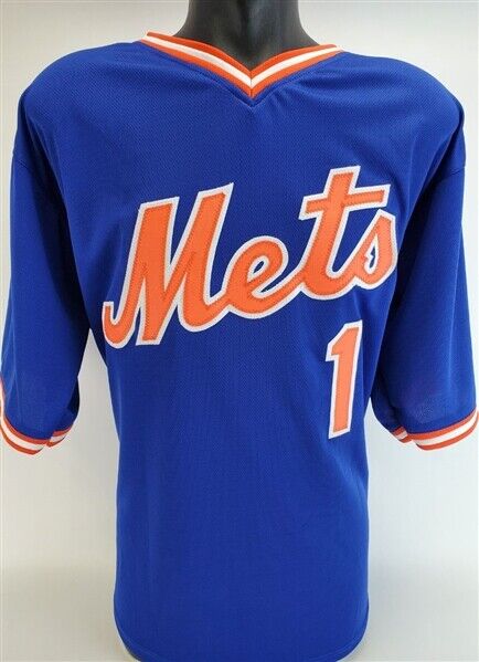 Autographed Mookie Wilson Hand Signed New York Mets Jersey 