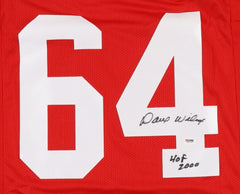 Dave Wilcox Signed San Francisco 49ers Jersey Inscribed "HOF 2000" (PSA COA) L.B