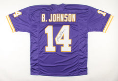 Brad Johnson Signed Minnesota Vikings Jersey (JSA COA) Super Bowl XXXVII QB