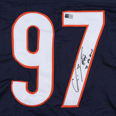 Chris Zorich Signed Chicago Bears Jersey Inscribed "93 Pro Bowl" (TriStar Holo)