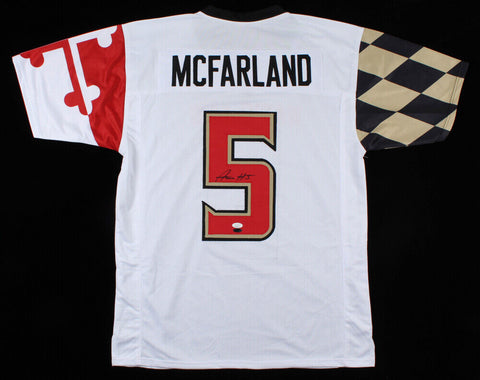 Anthony McFarland Jr  Maryland Terrapins Signed Jersey (JSA COA) Steelers RB