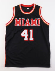 Glen Rice Signed Miami Heat Home Jersey (JSA COA) 3×NBA All-Star Small Forward