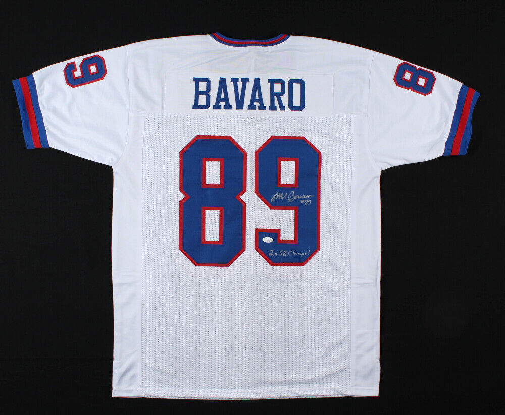 Mark Bavaro Signed New York Giants Jersey Ins. 2xSuper Bowl Champ