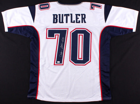 Adam Butler Signed Patriots Jersey (JSA COA) New England All Pro Defensive End