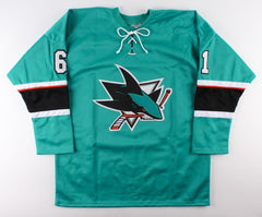 Justin Braun Signed Sharks Jersey (Beckett COA) Playing career 2009–present