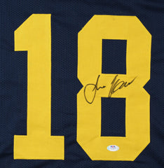 Amani Toomer Signed Michigan Wolverines Jersey (PSA) New York Giant Receiver