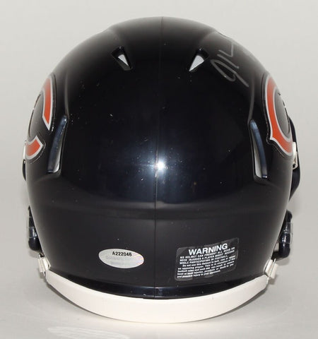 Jordan Howard Signed Bears Speed Mini-Helmet (Schwartz) University of Indiana