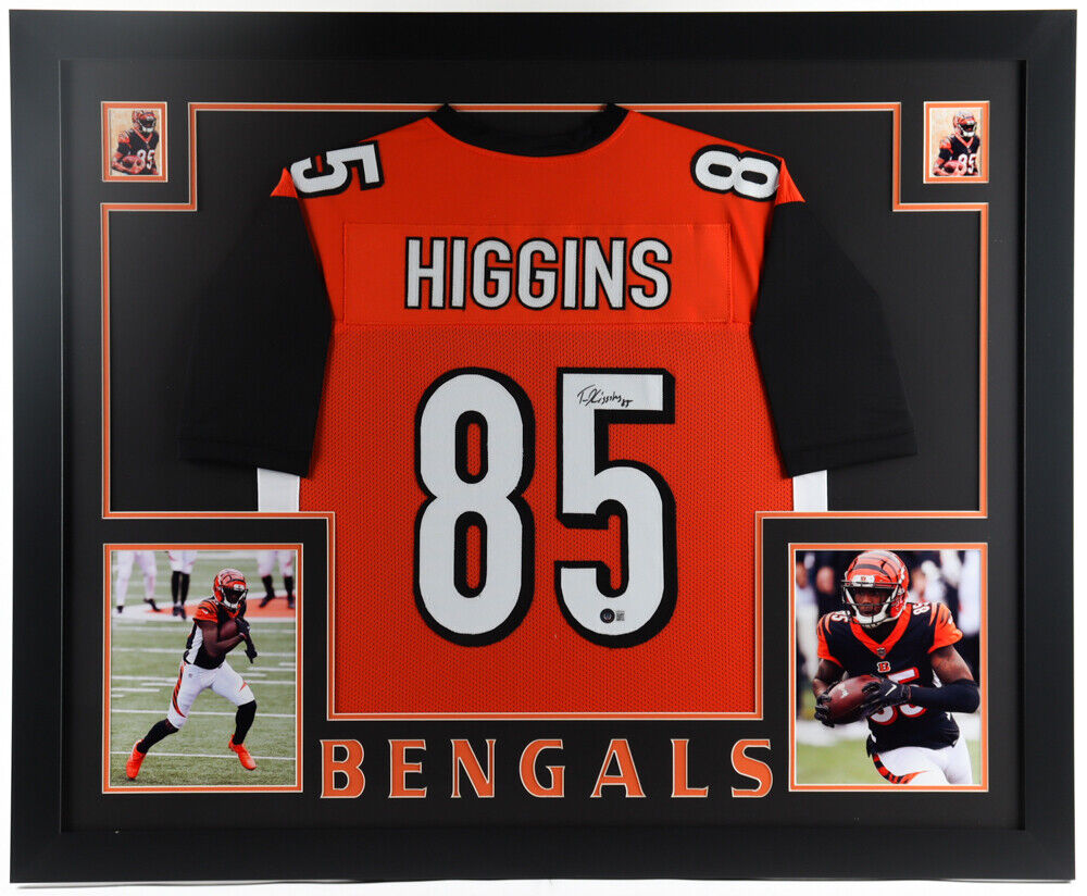 Cincinnati Bengals Tee Higgins Signed Black Jersey - Schwartz Authenticated