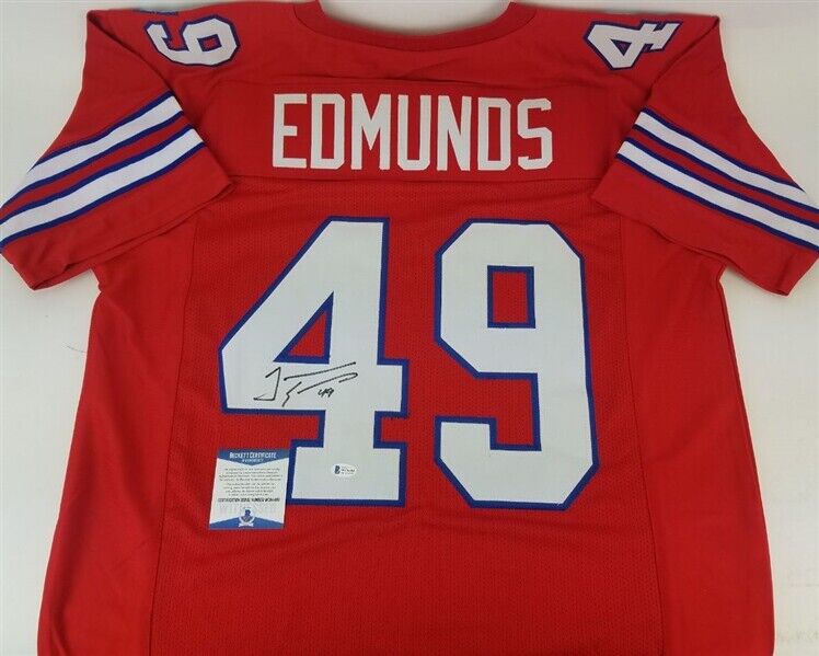 Tremaine Edmunds Signed Autographed Buffalo Bills Custom Jersey – Signature  Authentic