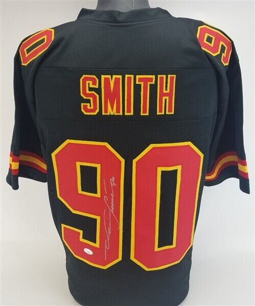 Neil Smith Signed Kansas City Chiefs Jersey (PSA COA) 6×Pro Bowl Defen –