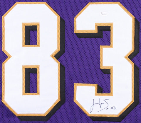 Willie Snead IV Signed Baltimore Ravens Jersey (JSA) Former Saints W.R.