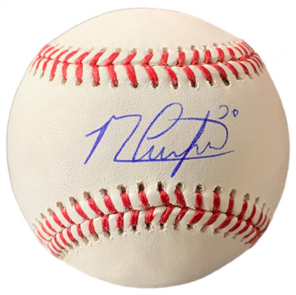 Michael Conforto Signed OML Baseball (JSA COA) 2017 All Star Outfielder N Y Mets