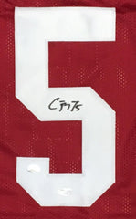 Christian McCaffrey Signed Stanford Cardinal Jersey (JSA) San Francisco 49ers RB