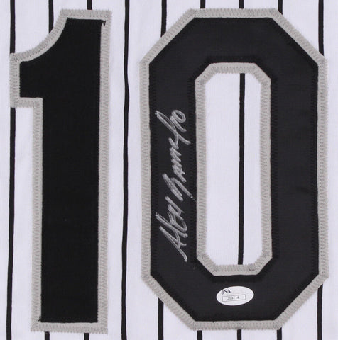 Alexei Ramirez Signed Chicago White Sox Pinstriped Jersey (JSA) 2014 All Star