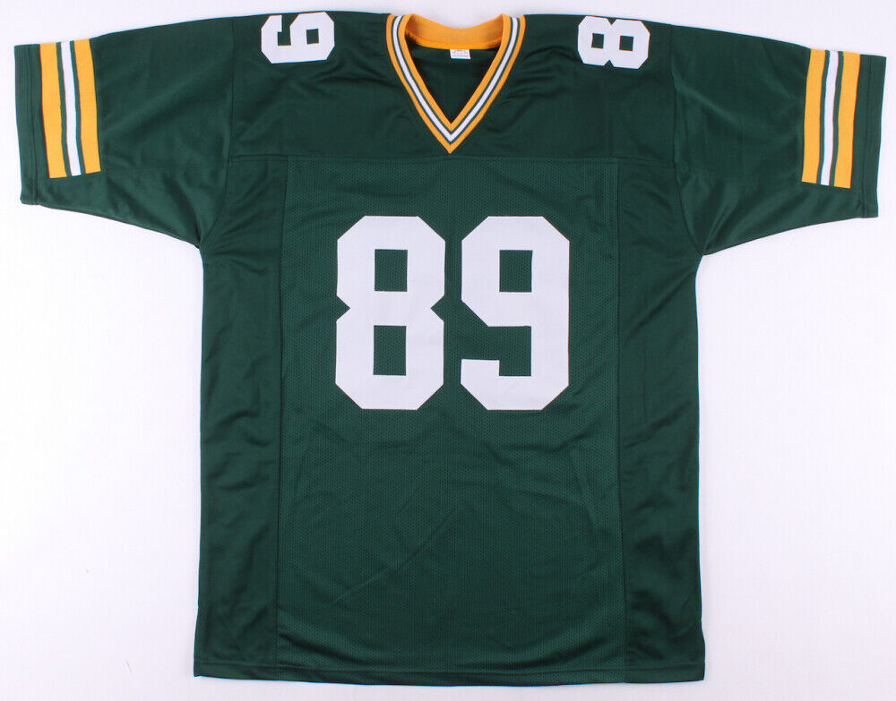 Mark Chmura Signed Green Bay Packers Jersey Inscribed SB XXXI