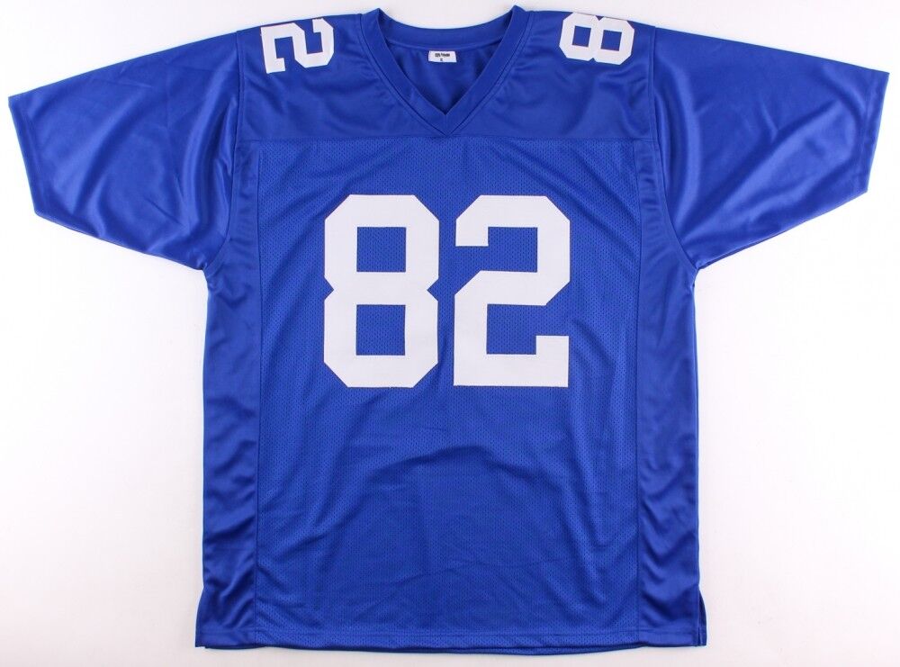 Roger Lewis Signed Giants Jersey Inscribed "Otto" (JSA) New York Wide Receiver